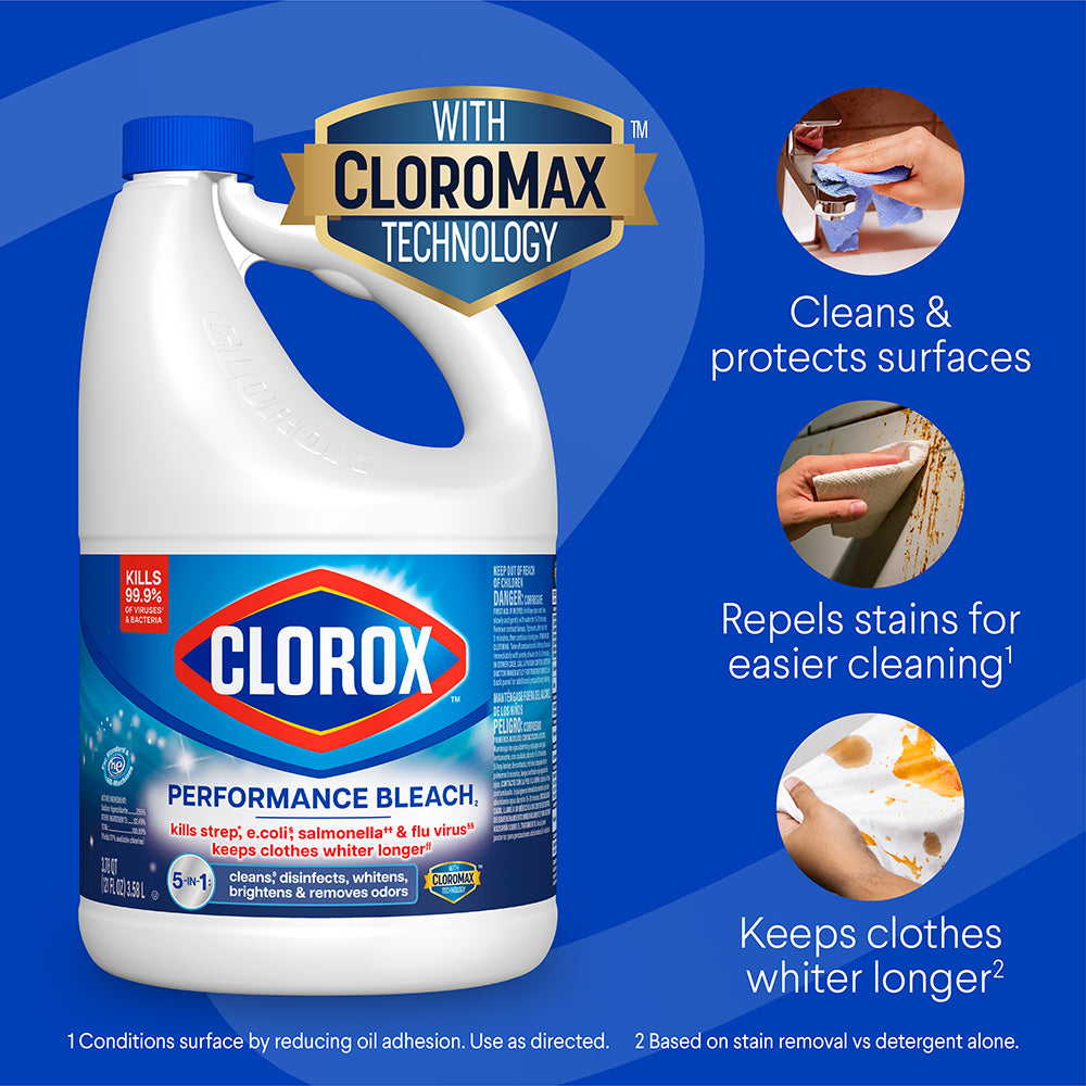Clorox™ Performance Bleach with CLOROMAX® | Unscented product image 3