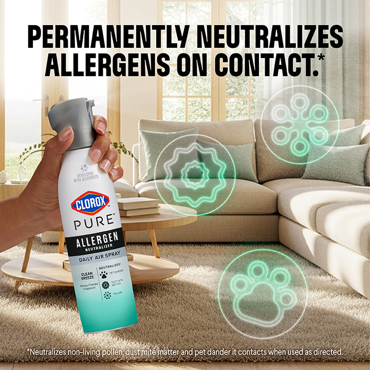 Clorox™ PURE™ Allergen Neutralizer Daily Air Spray product image 2