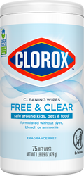 Clorox™ Free & Clear Cleaning Wipes product image 1