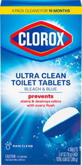 Clorox™ Bleach & Blue Automatic Toilet Bowl Cleaner Tablets product image 1