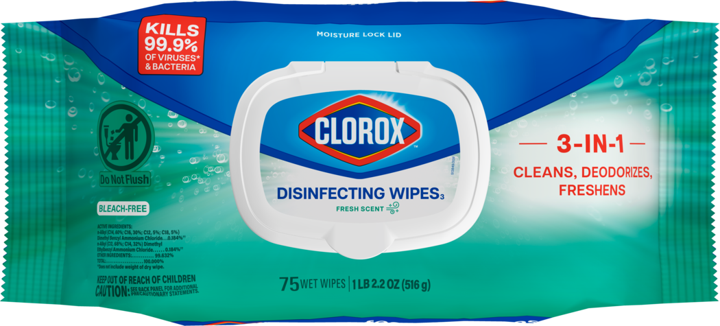 Clorox™ Disinfecting Wipes₃-Flex Pack | Scented product image 1