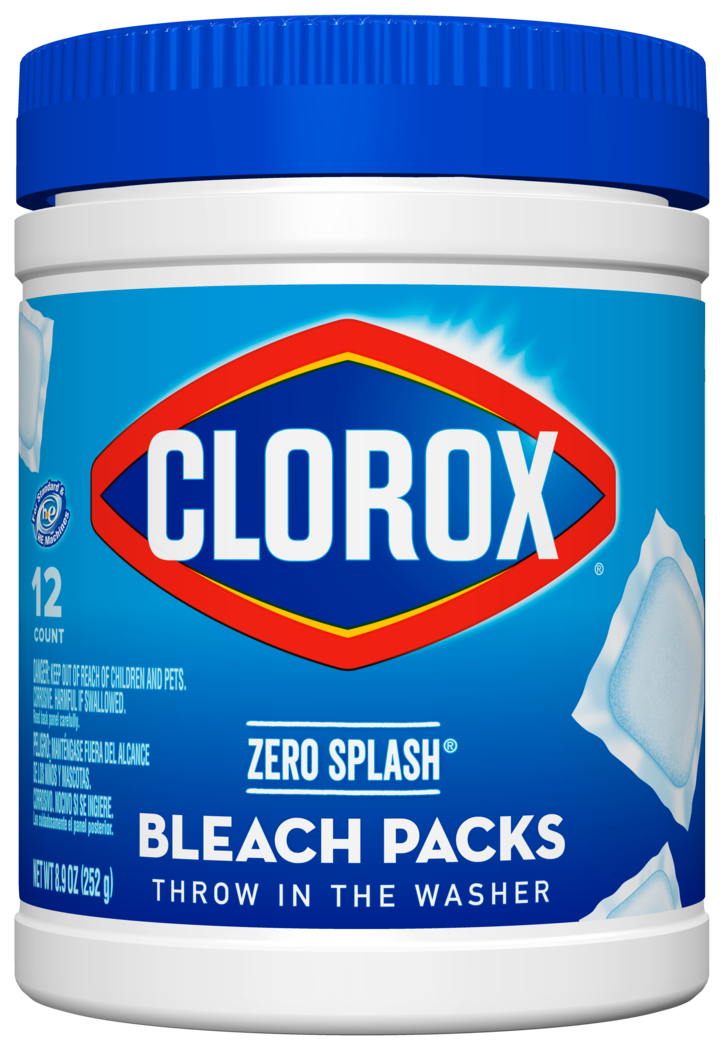 Clorox™ Zero Splash™ Laundry Bleach Packs product image 1