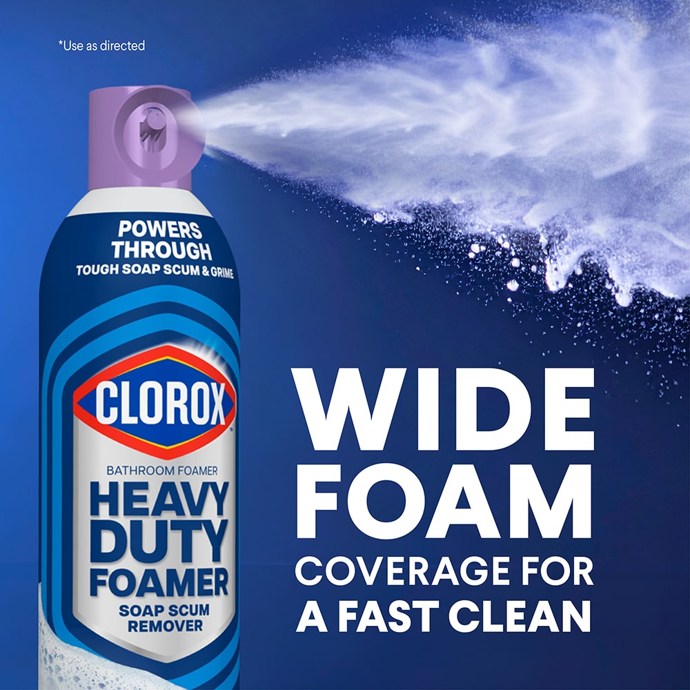 Clorox™ Heavy Duty Bathroom Foamer Soap Scum Remover product image 3