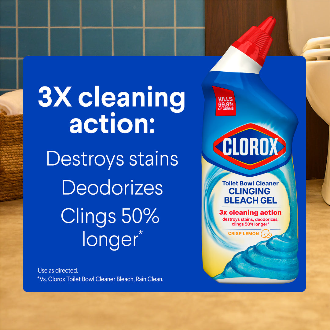 Clorox™ Toilet Bowl Cleaner - Clinging Bleach Gel product image 3