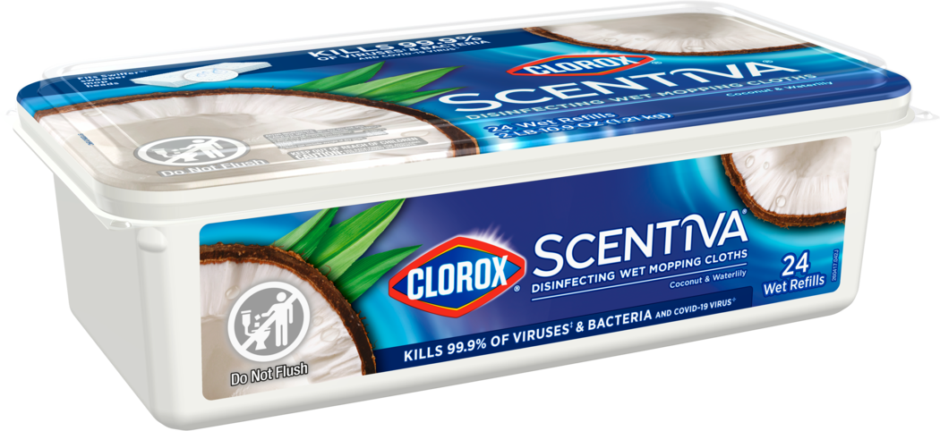 Clorox™ Scentiva™ Disinfecting Wet Mopping Cloths product image 2