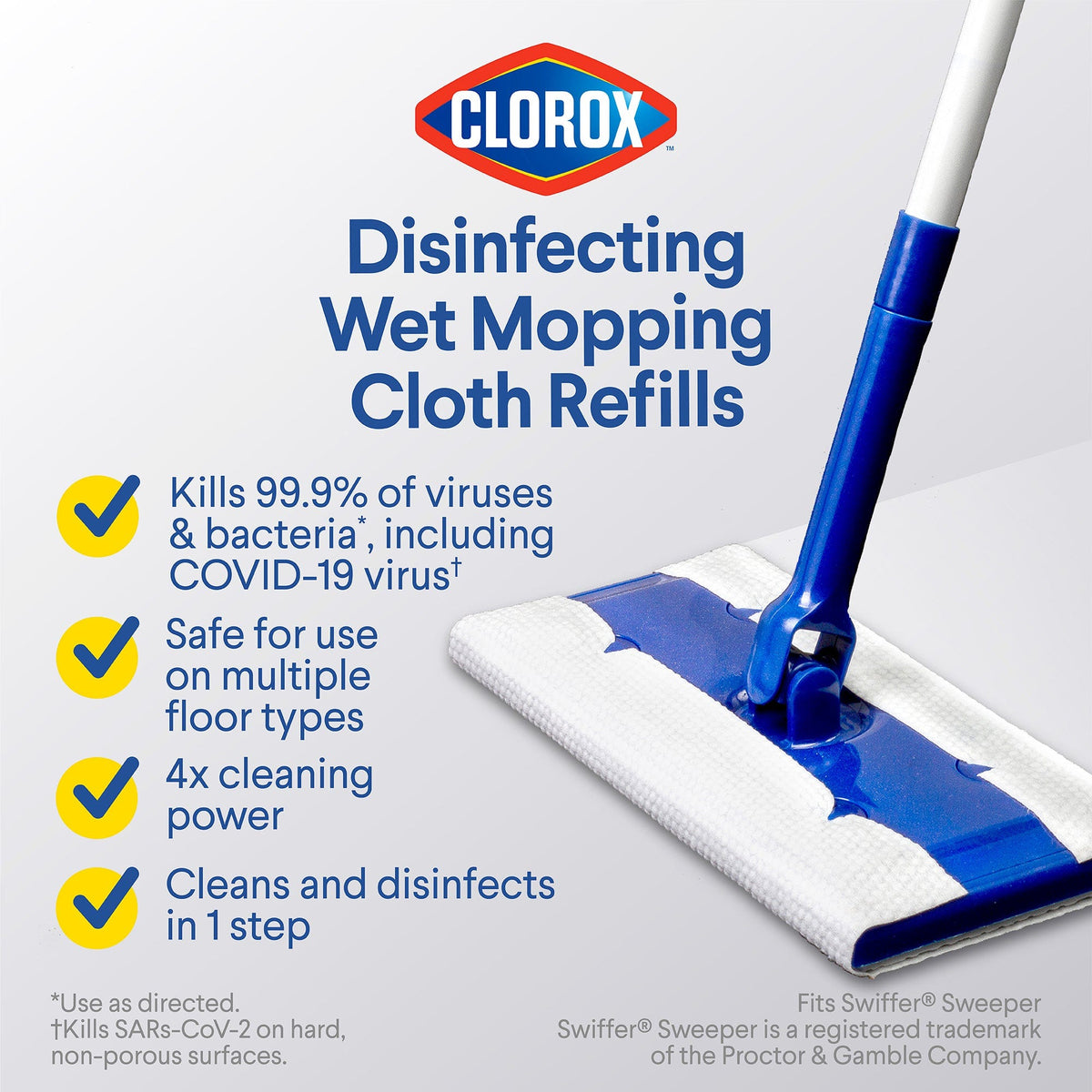 Clorox™ Disinfecting Wet Mopping Cloths product image 3