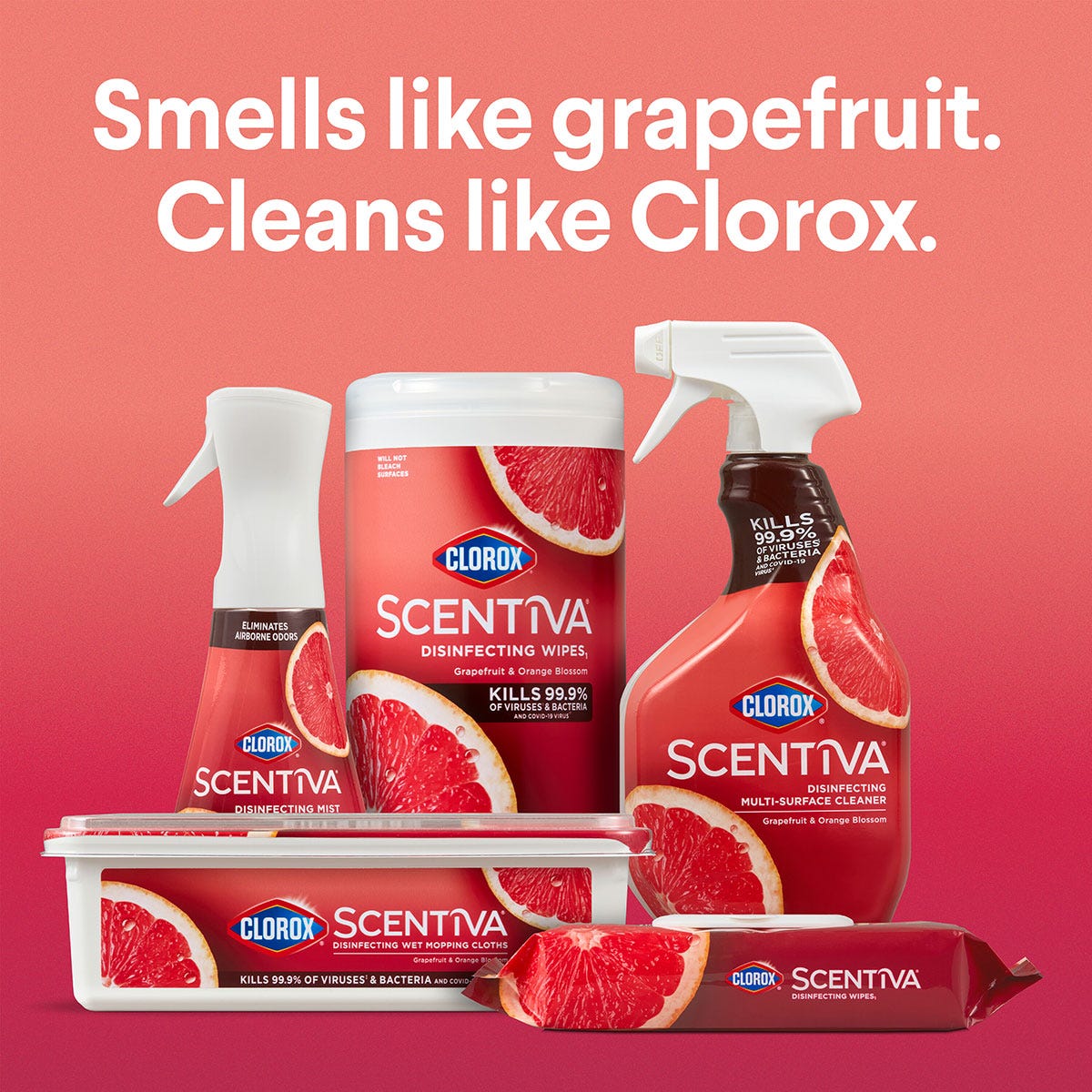 Clorox™ Scentiva™ Disinfecting Multi-Surface Cleaner Spray product image 5